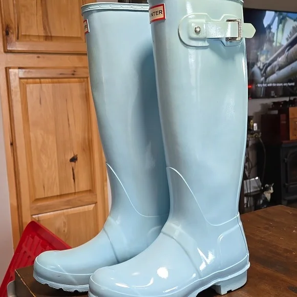 Hunter Blue Women's Winter & Rain Boots - Picture 4 of 7